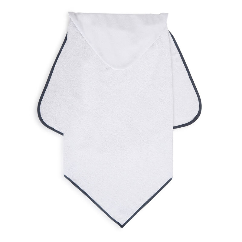 Boys White Woven Bathwrap image number 1